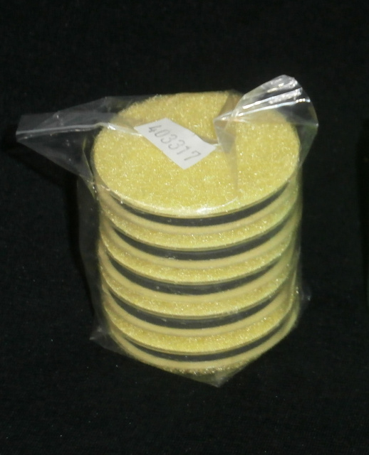 ELM ECO Light Yellow Sanding Disc10 Pack FOR DOUBLE SIDE DISCS